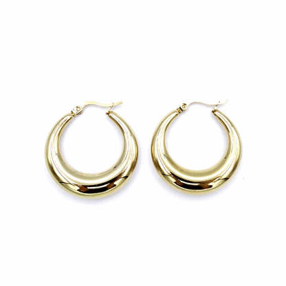 Oorbellen chunky hoop | 30mm