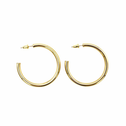 Oorbellen thin hoop | 42mm