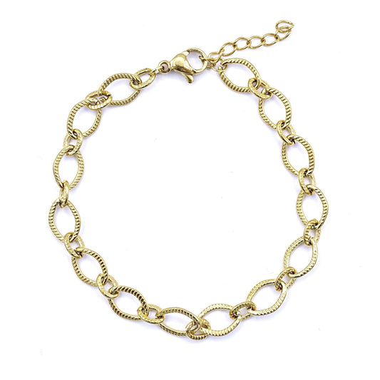Armband round chain structure